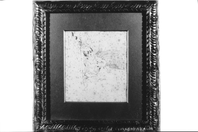 Figura femminile (disegno) di Morelli Domenico (secc. XIX/ XX)