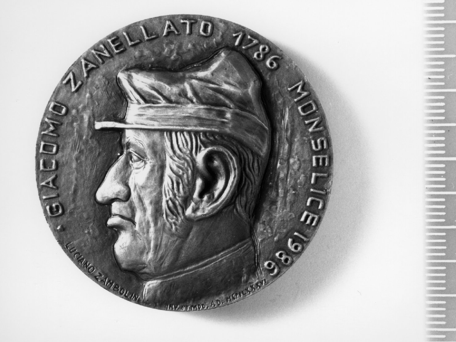 medaglia di Zambolin Luciano (sec. XX)