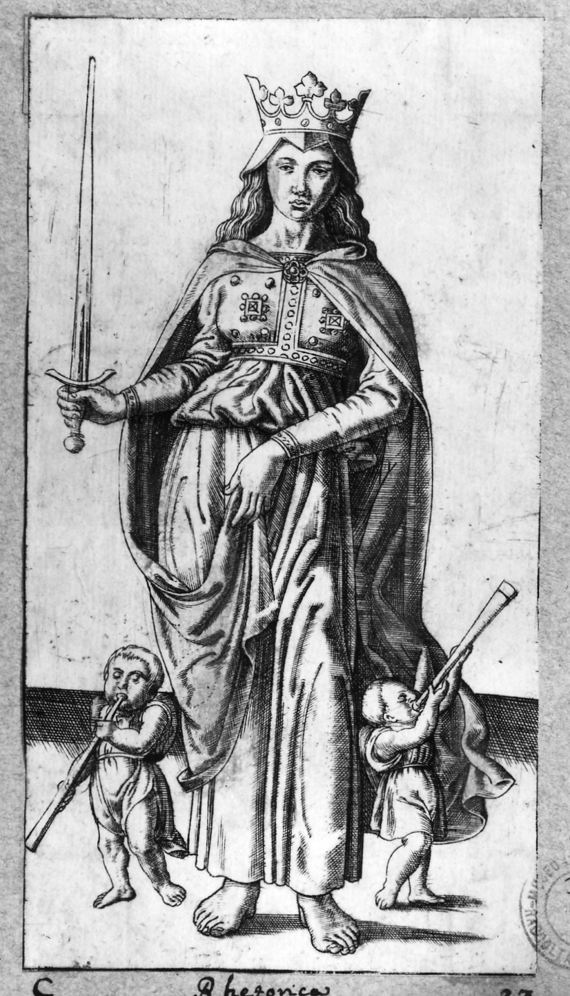 Retorica/ Le Arti e le scienze, Retorica (stampa smarginata, serie) di Ladenspelder Johann (sec. XVI)