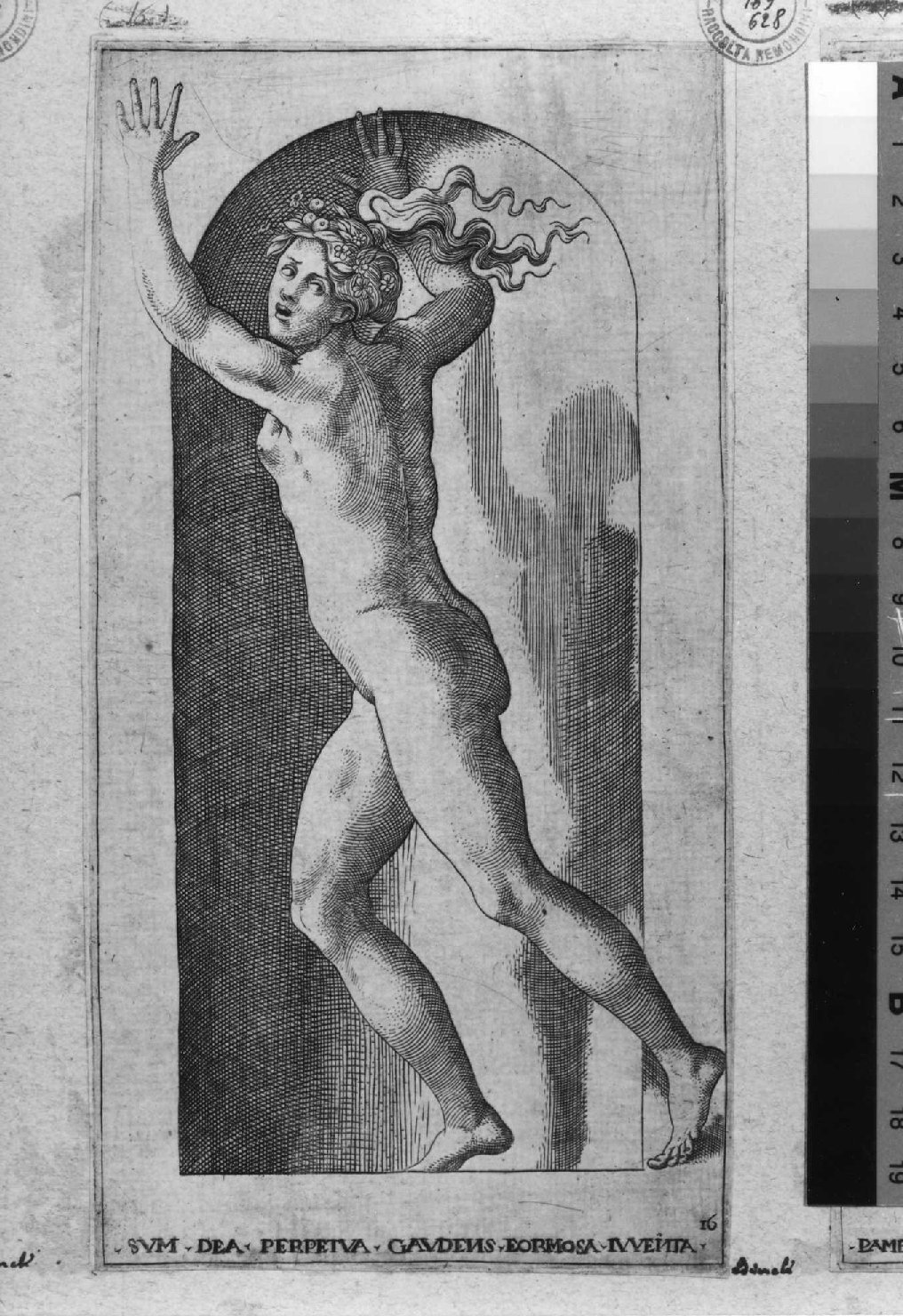 Ebe (stampa smarginata, serie) di Rosso Fiorentino, Binck Jacob (sec. XVI)