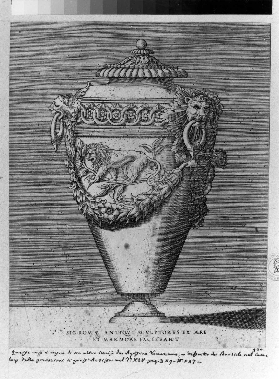 vasi (stampa smarginata, serie) di Vico Enea, Polidoro da Caravaggio (attribuito) (sec. XVI)