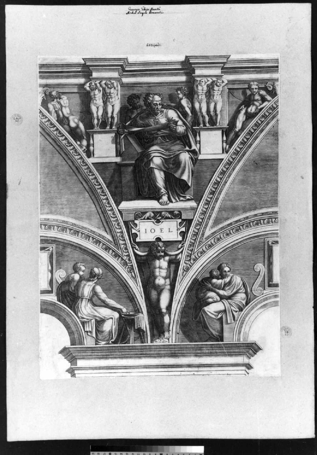 Gioele (stampa, serie) di Ghisi Giorgio, Buonarroti Michelangelo (sec. XVI)