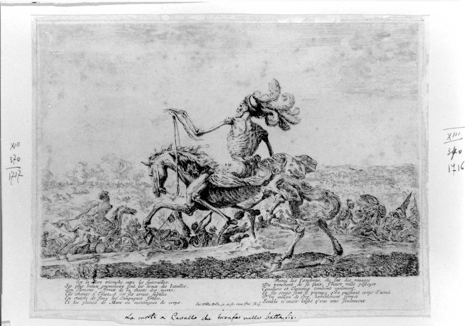 trionfo della Morte (stampa) di Della Bella Stefano (sec. XVII)