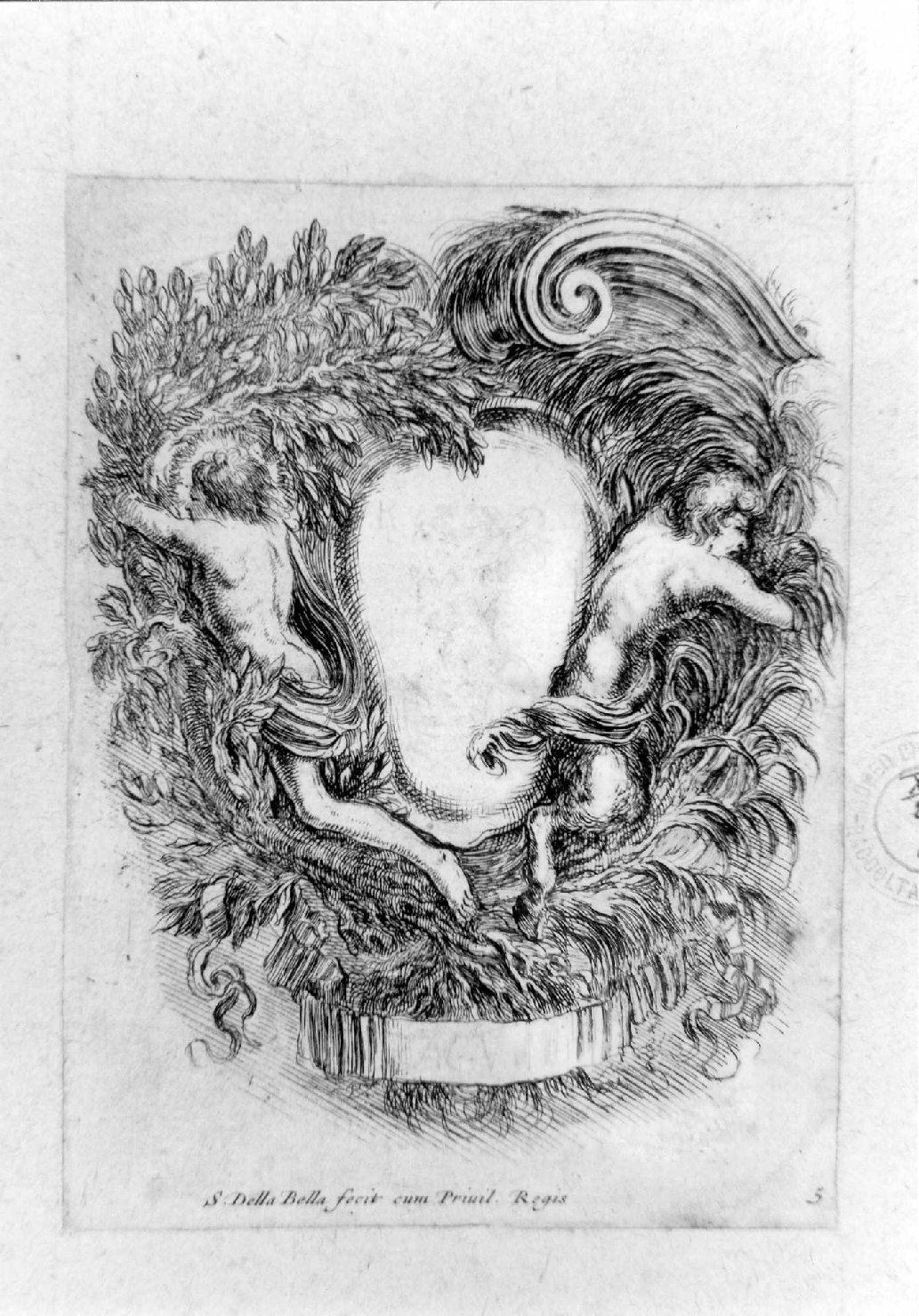 stemmi (stampa smarginata, serie) di Della Bella Stefano (sec. XVII)