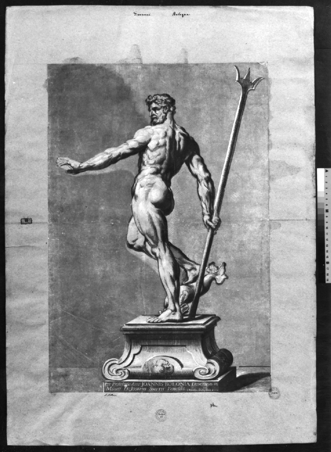 cartone di supporto - ambito italiano (secc. XVIII/ XIX)