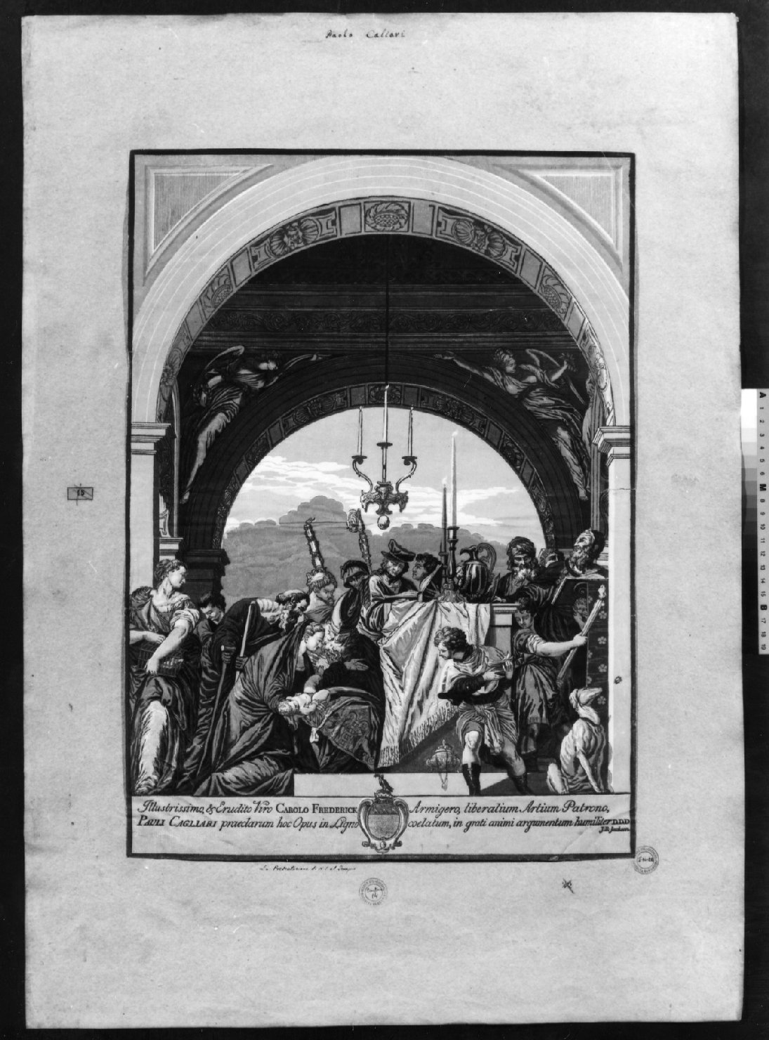 cartone di supporto - ambito italiano (secc. XVIII/ XIX)
