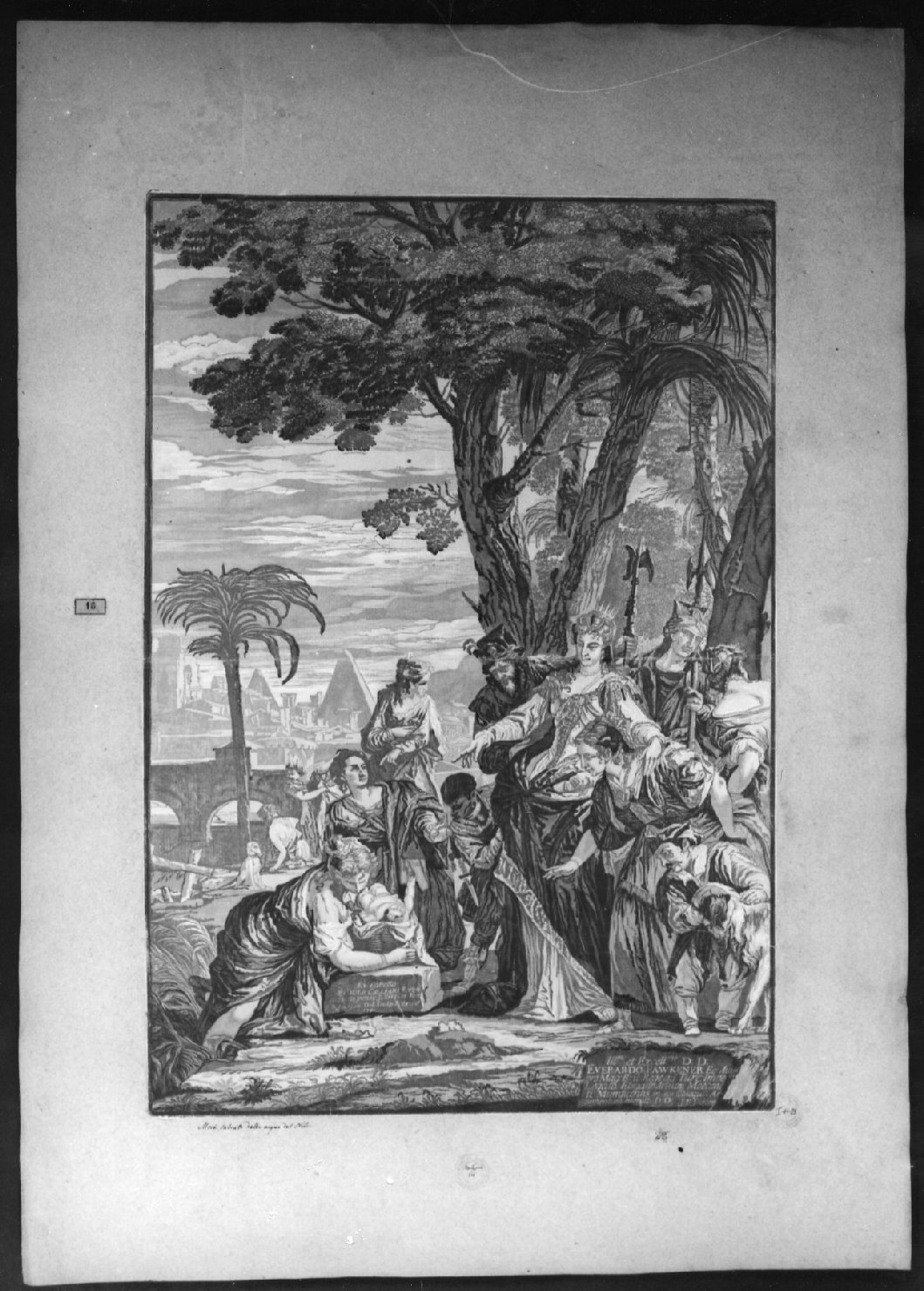 cartone di supporto - ambito italiano (secc. XVIII/ XIX)