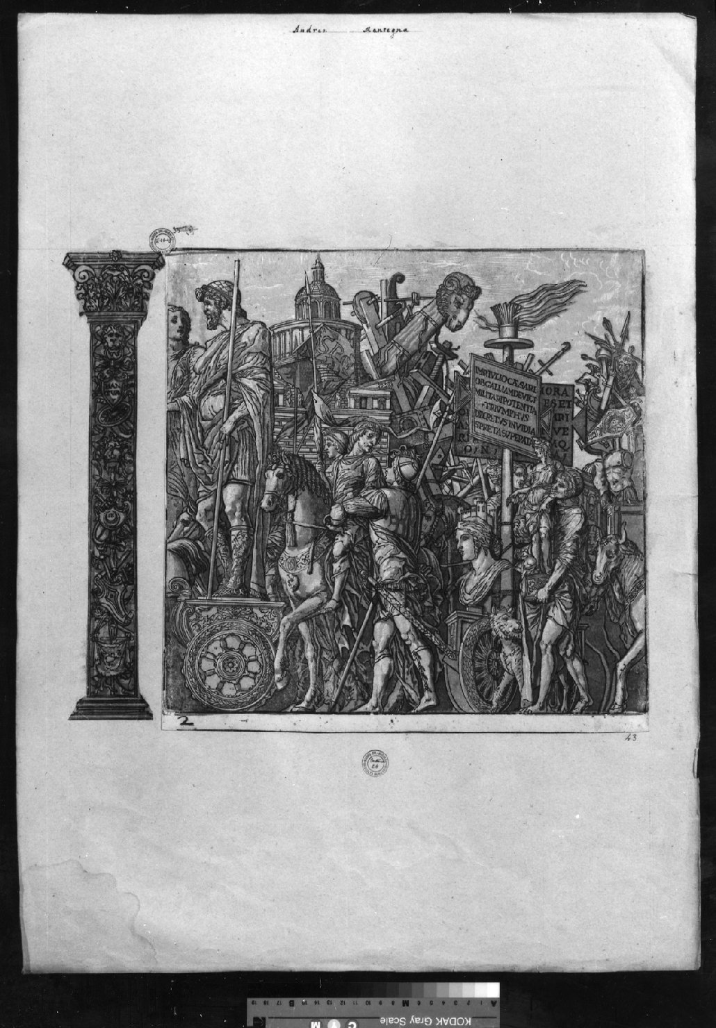 cartone di supporto - ambito italiano (secc. XVIII/ XIX)