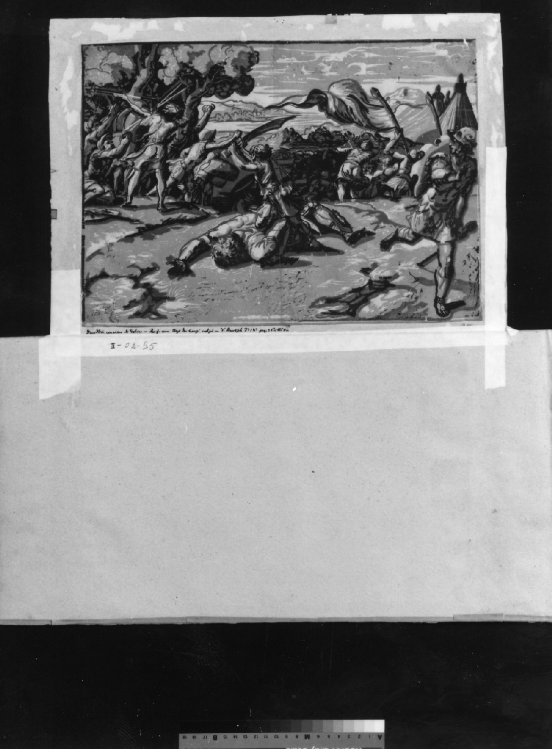 cartone di supporto - ambito italiano (secc. XVIII/ XIX)