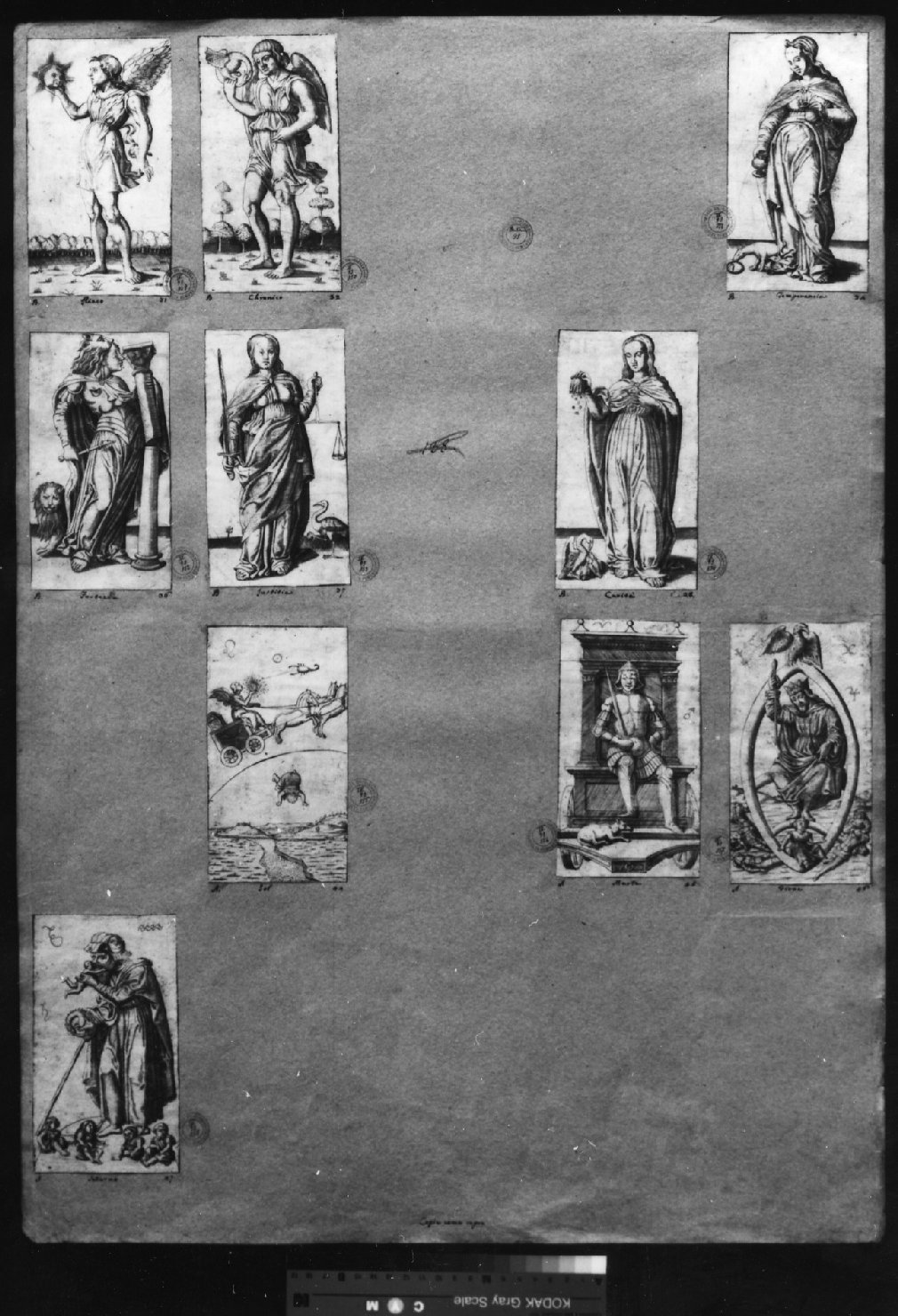 cartone di supporto - ambito italiano (secc. XVIII/ XIX)