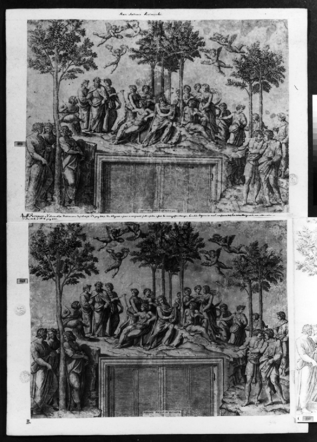 cartone di supporto - ambito italiano (secc. XVIII/ XIX)