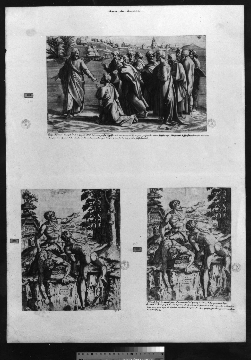 cartone di supporto - ambito italiano (secc. XVIII/ XIX)