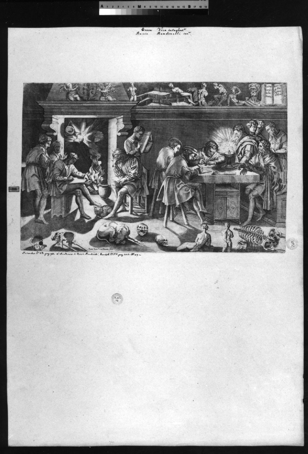 cartone di supporto - ambito italiano (secc. XVIII/ XIX)