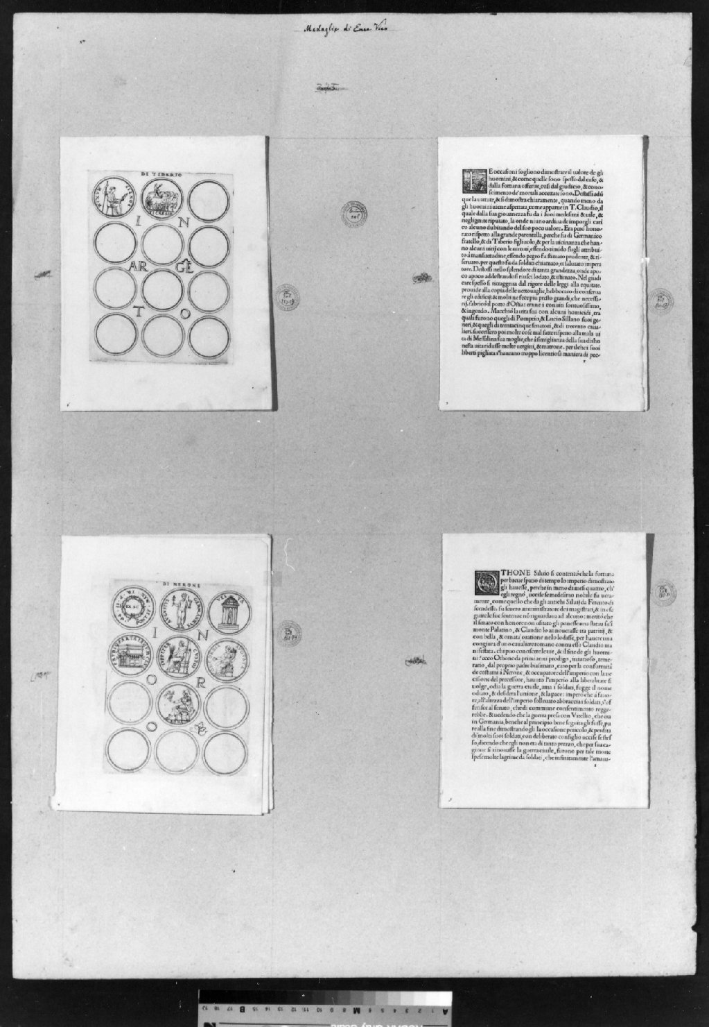 cartone di supporto - ambito italiano (secc. XVIII/ XIX)