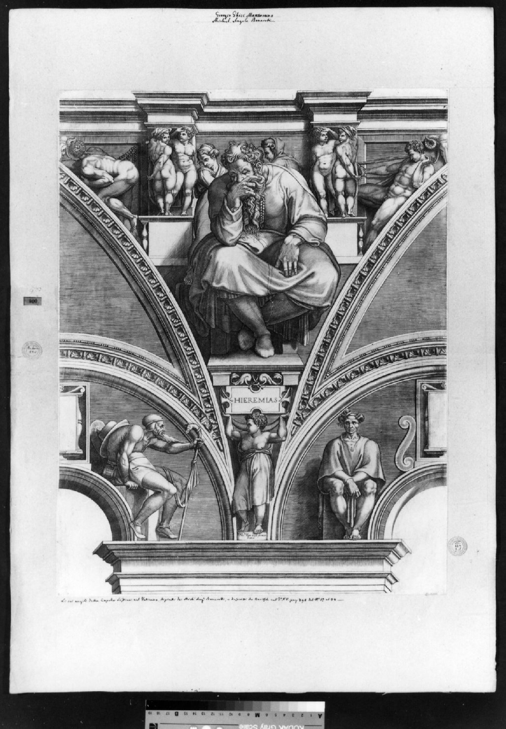 cartone di supporto - ambito italiano (secc. XVIII/ XIX)