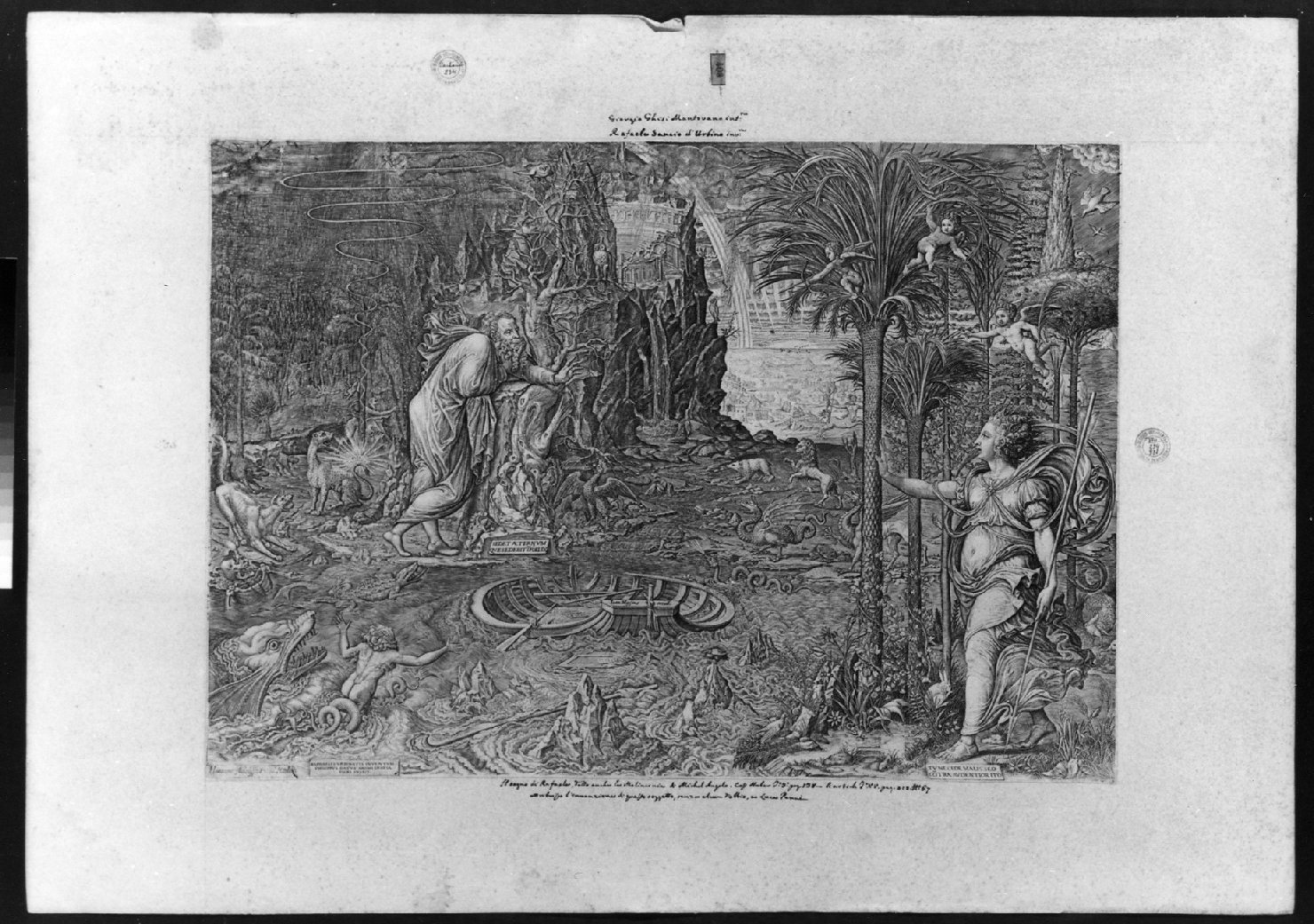 cartone di supporto - ambito italiano (secc. XVIII/ XIX)