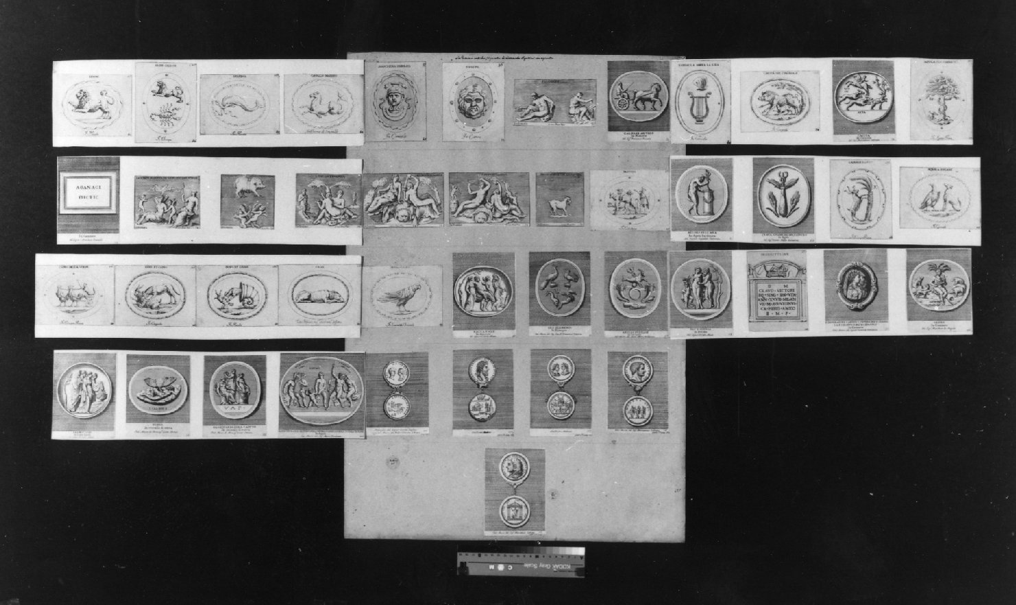 cartone di supporto - ambito italiano (secc. XVIII/ XIX)