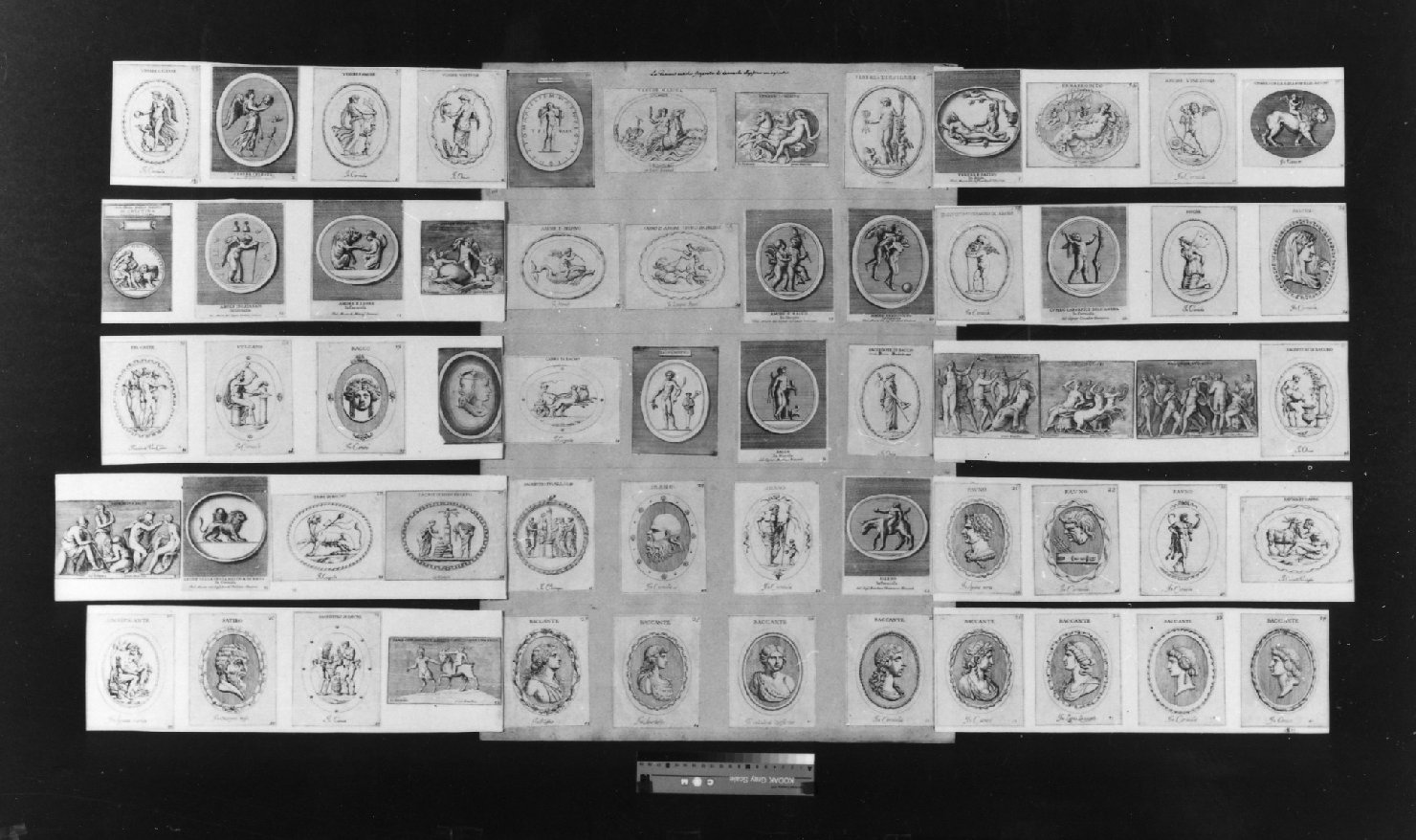 cartone di supporto - ambito italiano (secc. XVIII/ XIX)