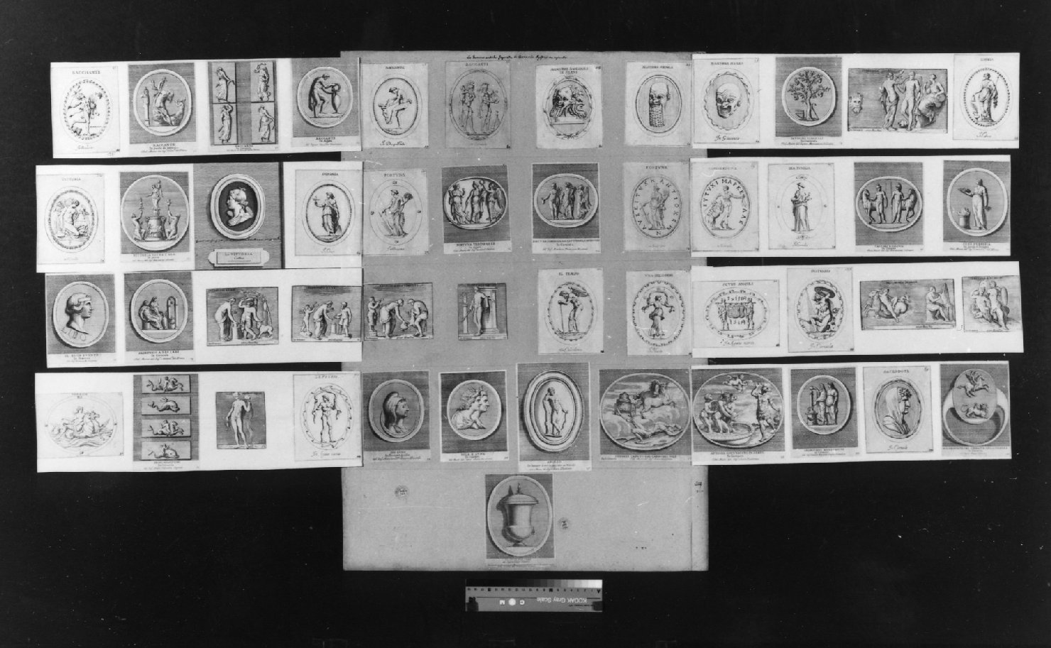 cartone di supporto - ambito italiano (secc. XVIII/ XIX)