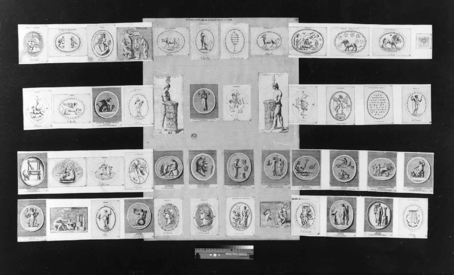 cartone di supporto - ambito italiano (secc. XVIII/ XIX)