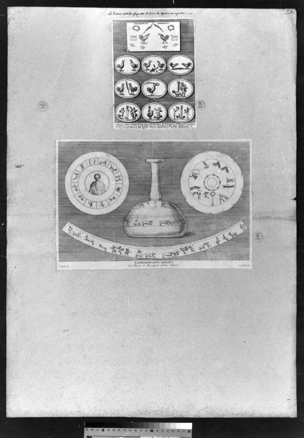 cartone di supporto - ambito italiano (secc. XVIII/ XIX)