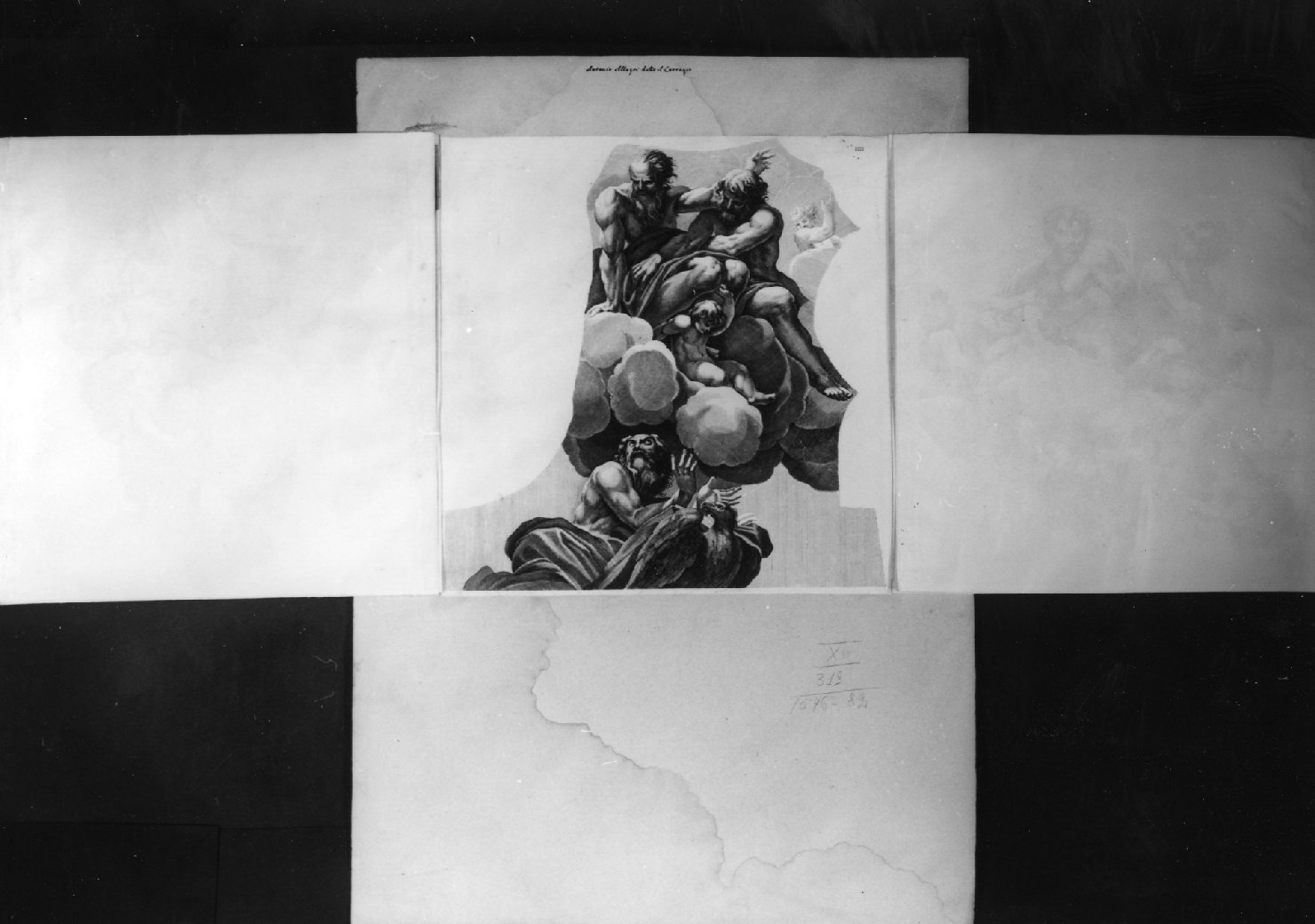 cartone di supporto - ambito italiano (secc. XVIII/ XIX)