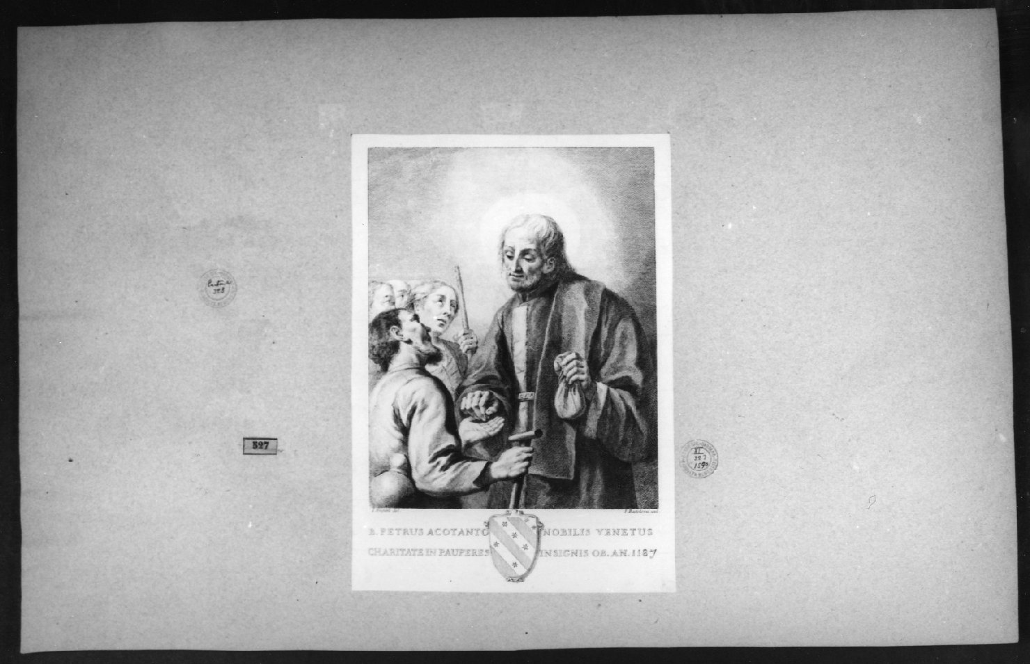 cartone di supporto - ambito italiano (secc. XVIII/ XIX)