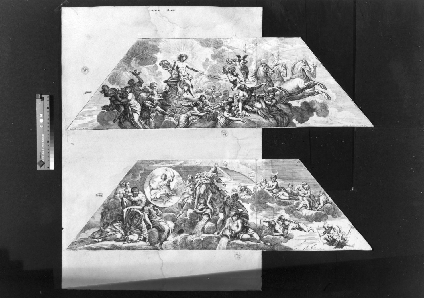 cartone di supporto - ambito italiano (secc. XVIII/ XIX)