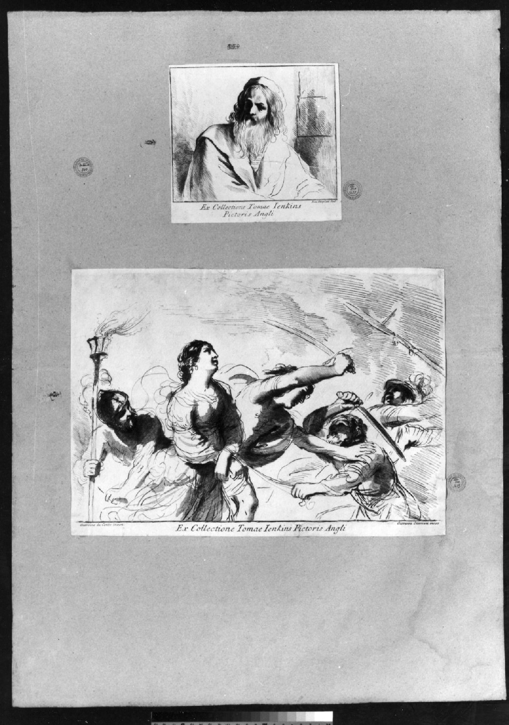 cartone di supporto - ambito italiano (secc. XVIII/ XIX)