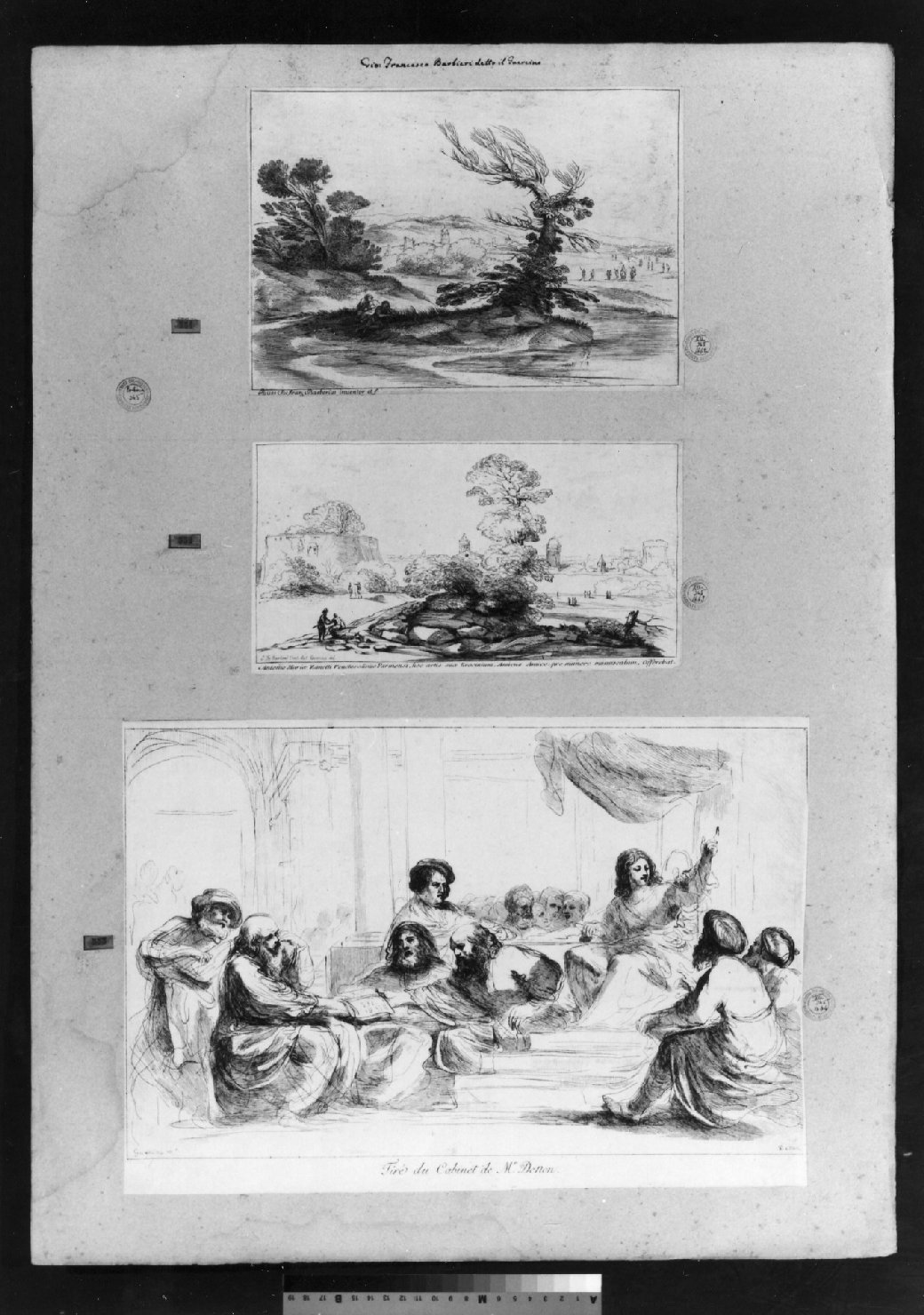 cartone di supporto - ambito italiano (secc. XVIII/ XIX)