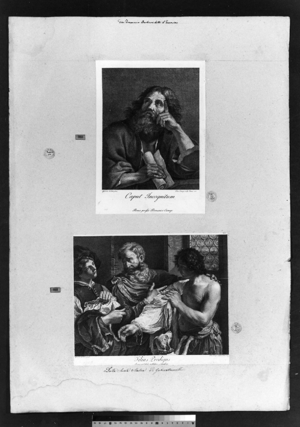 cartone di supporto - ambito italiano (secc. XVIII/ XIX)