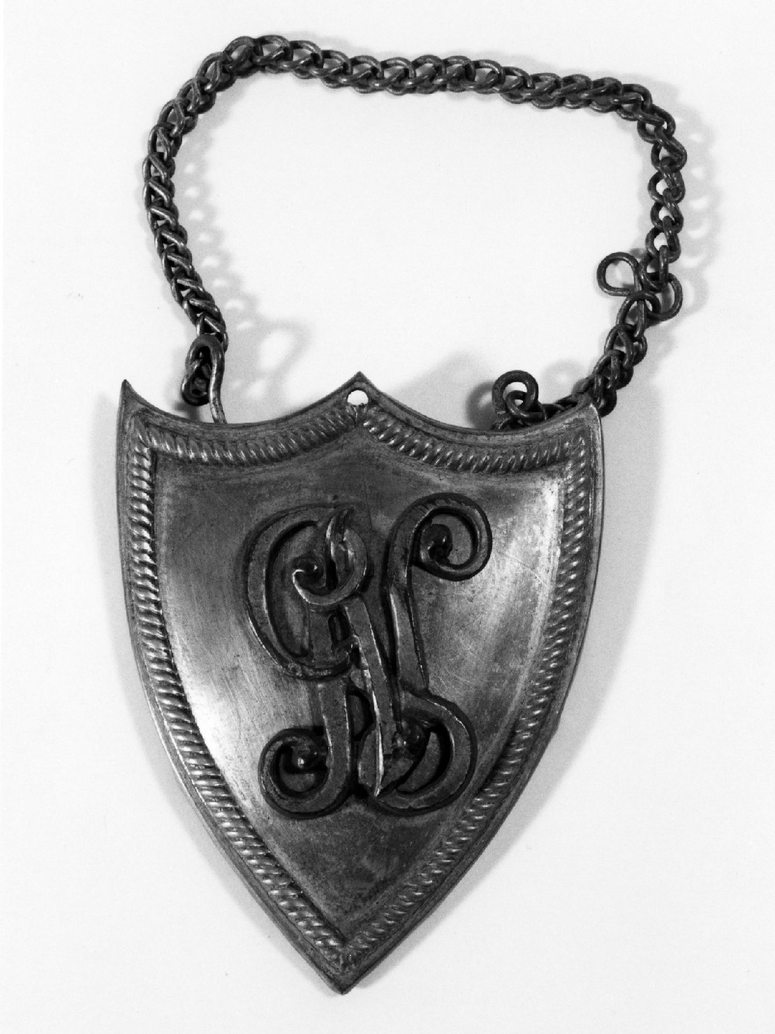 scudicino da spallaccio - produzione italiana (sec. XIX)