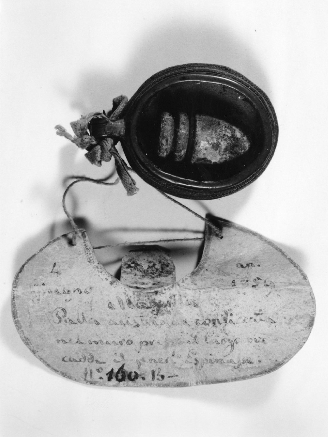 palla da fucile - produzione austriaca (sec. XIX)