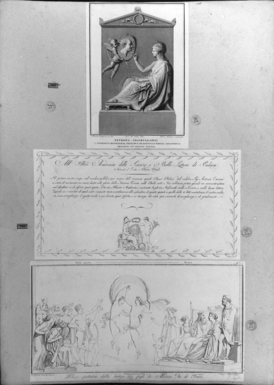 cartone di supporto - ambito italiano (secc. XVIII/ XIX)