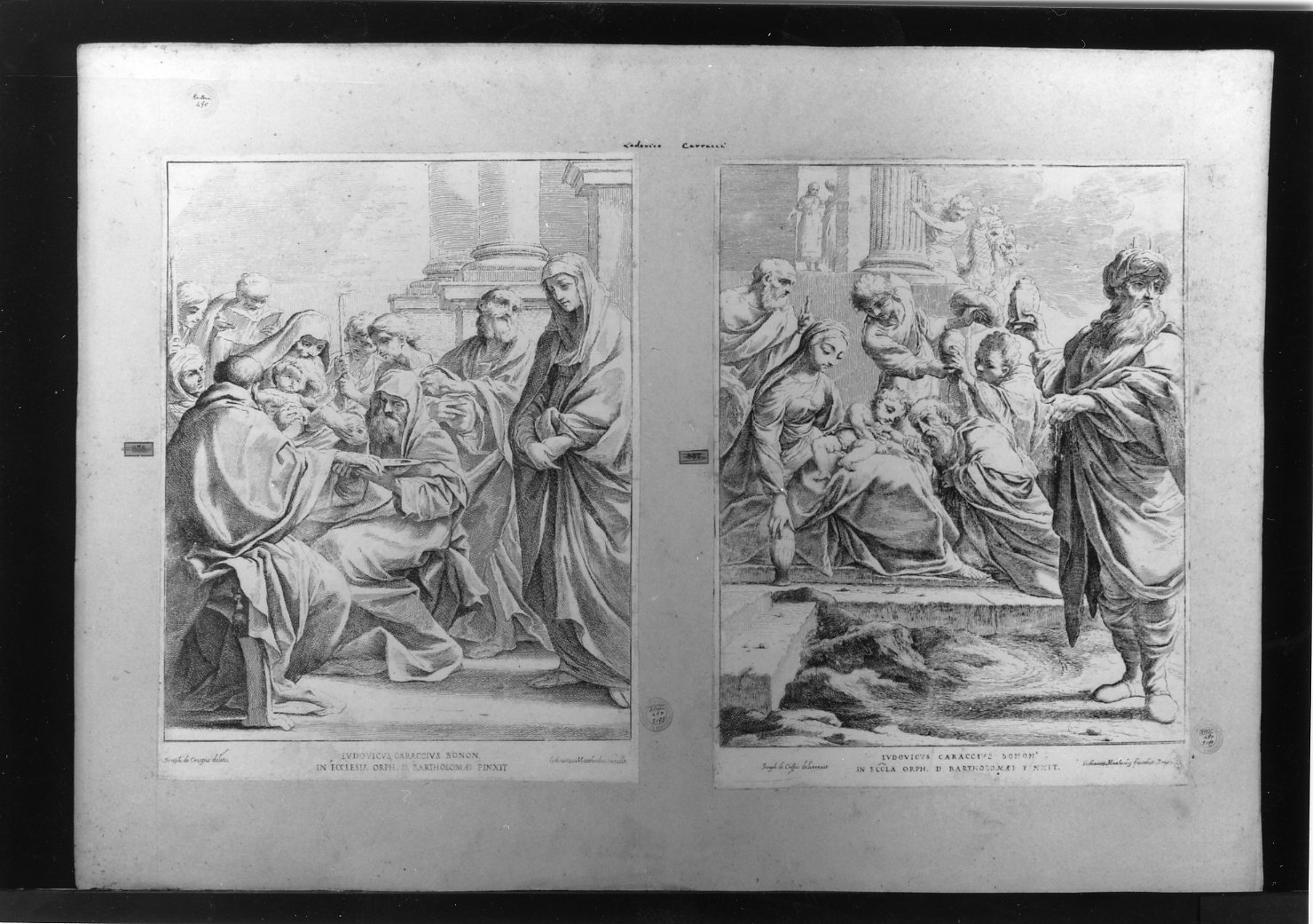 cartone di supporto - ambito italiano (secc. XVIII/ XIX)