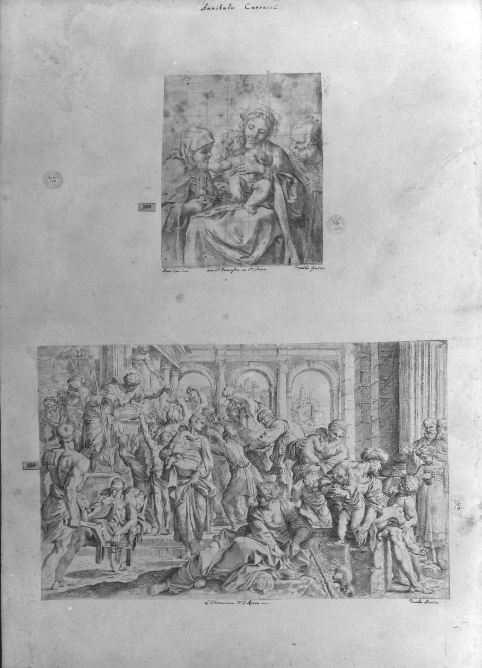 cartone di supporto - ambito italiano (secc. XVIII/ XIX)