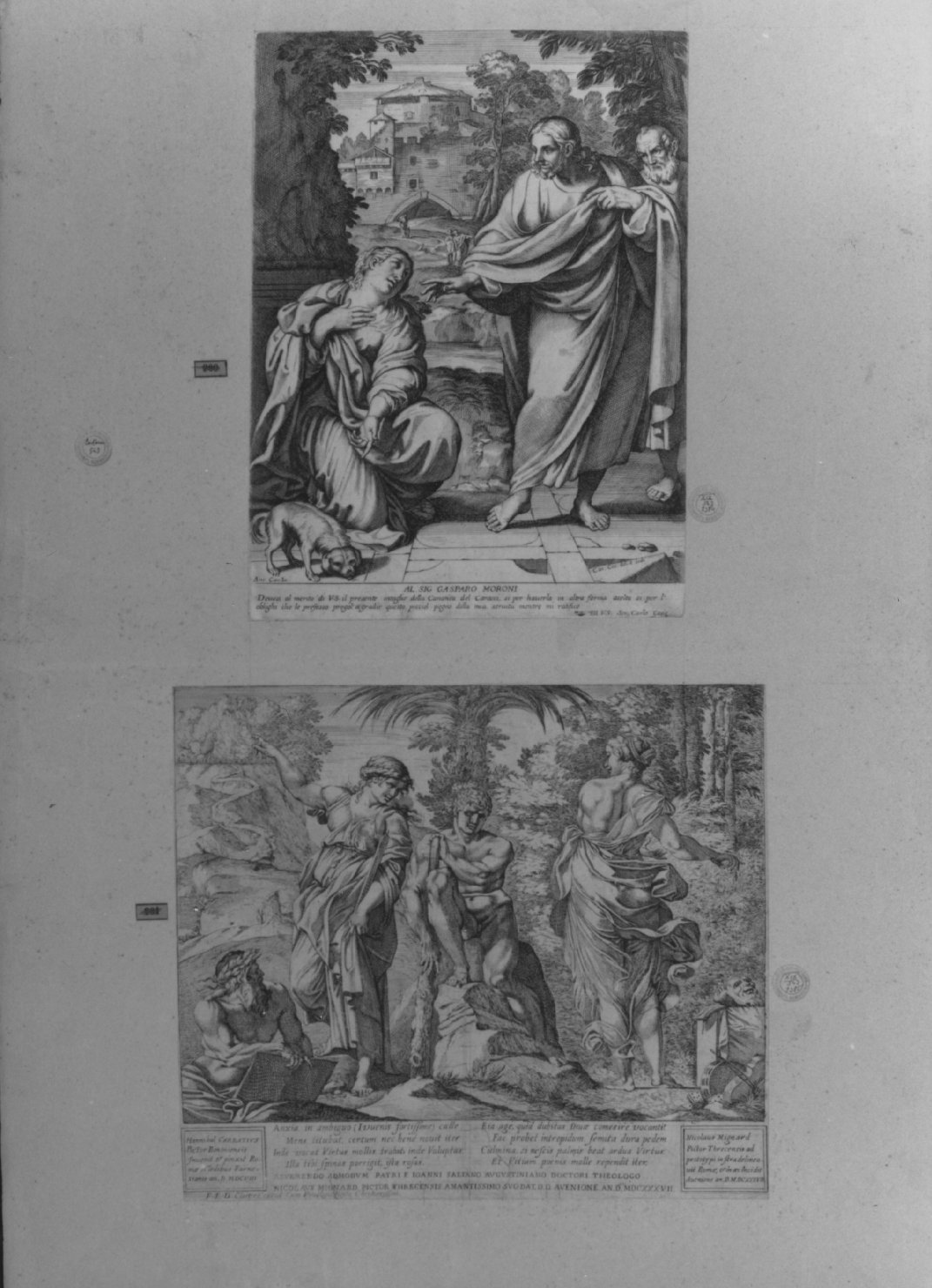 cartone di supporto - ambito italiano (secc. XVIII/ XIX)