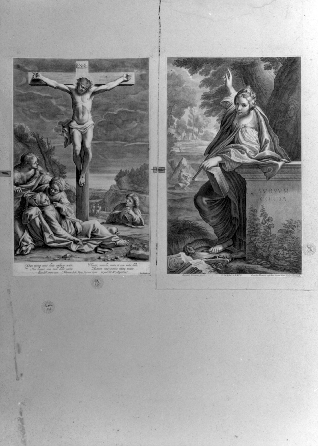 cartone di supporto - ambito italiano (secc. XVIII/ XIX)