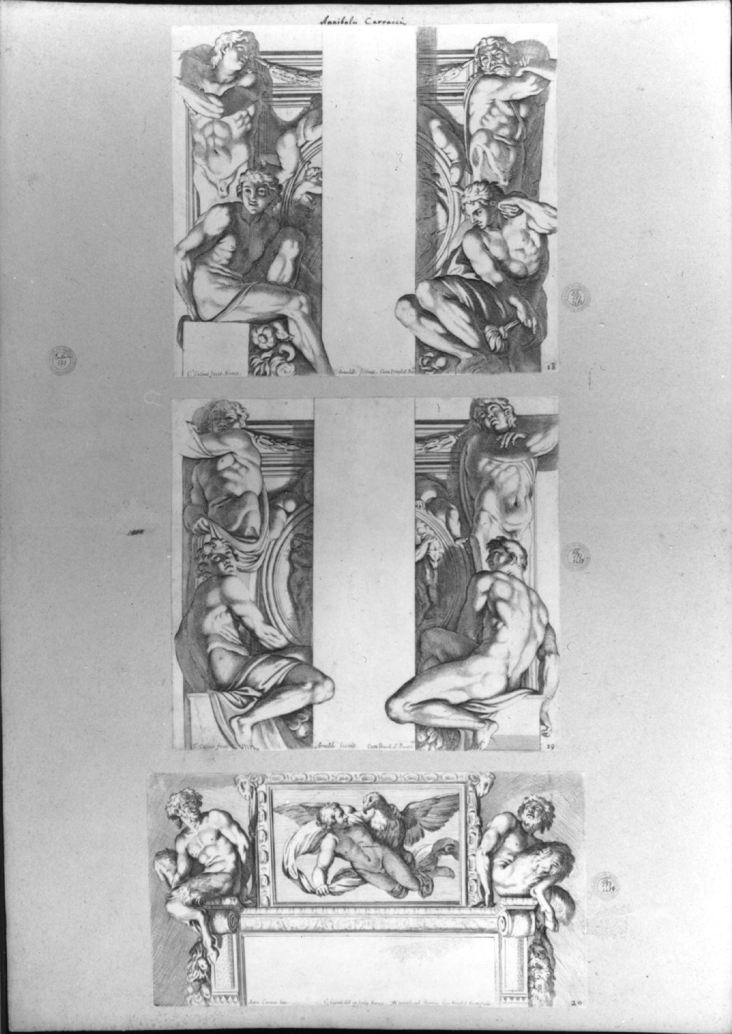 cartone di supporto - ambito italiano (secc. XVIII/ XIX)