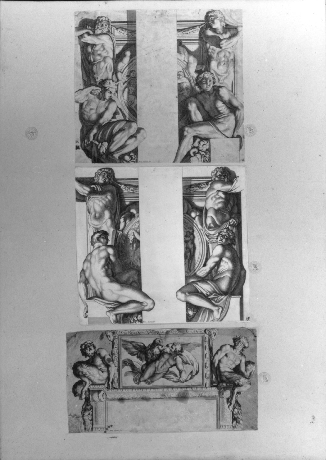 cartone di supporto - ambito italiano (secc. XVIII/ XIX)