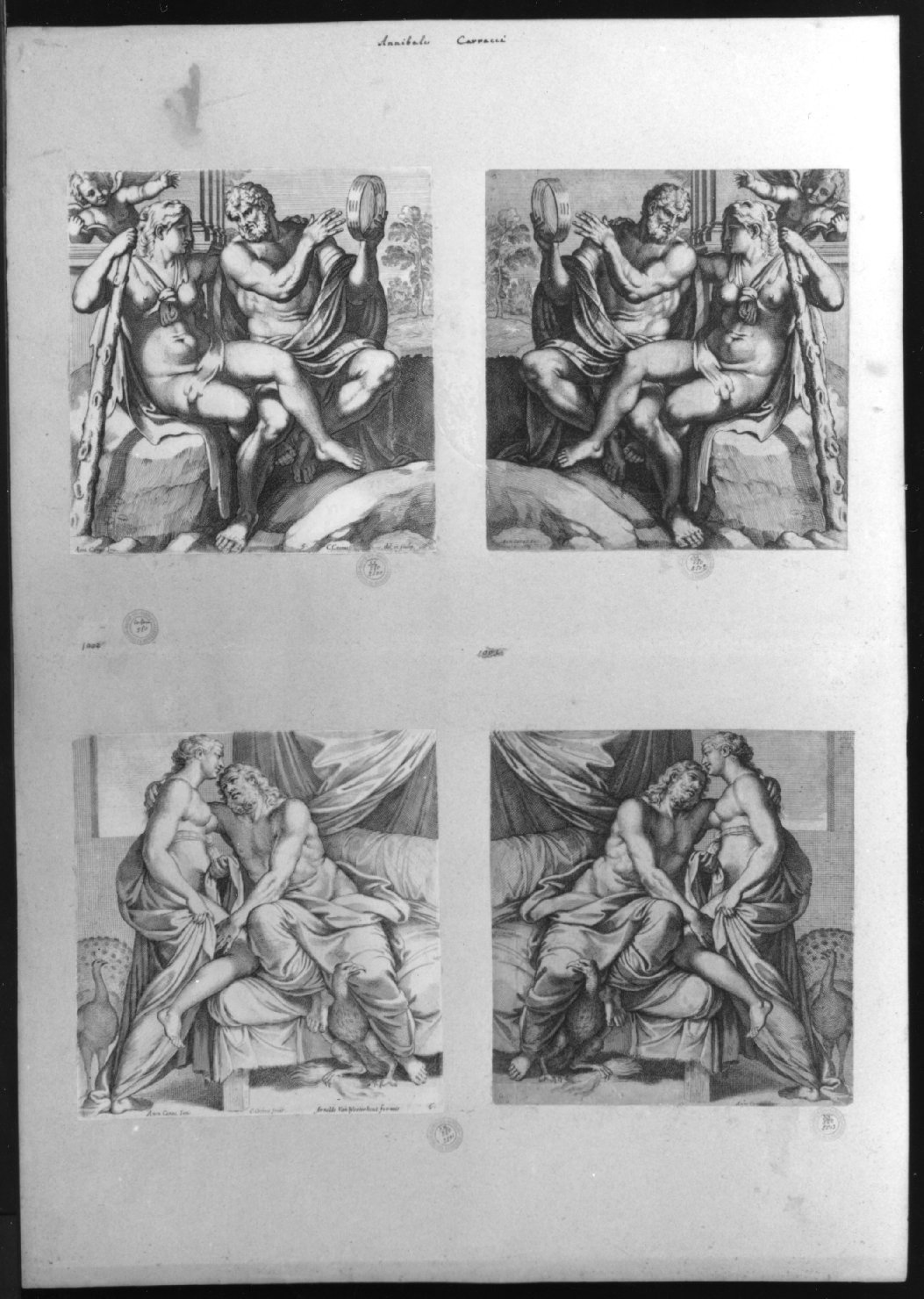 cartone di supporto - ambito italiano (secc. XVIII/ XIX)