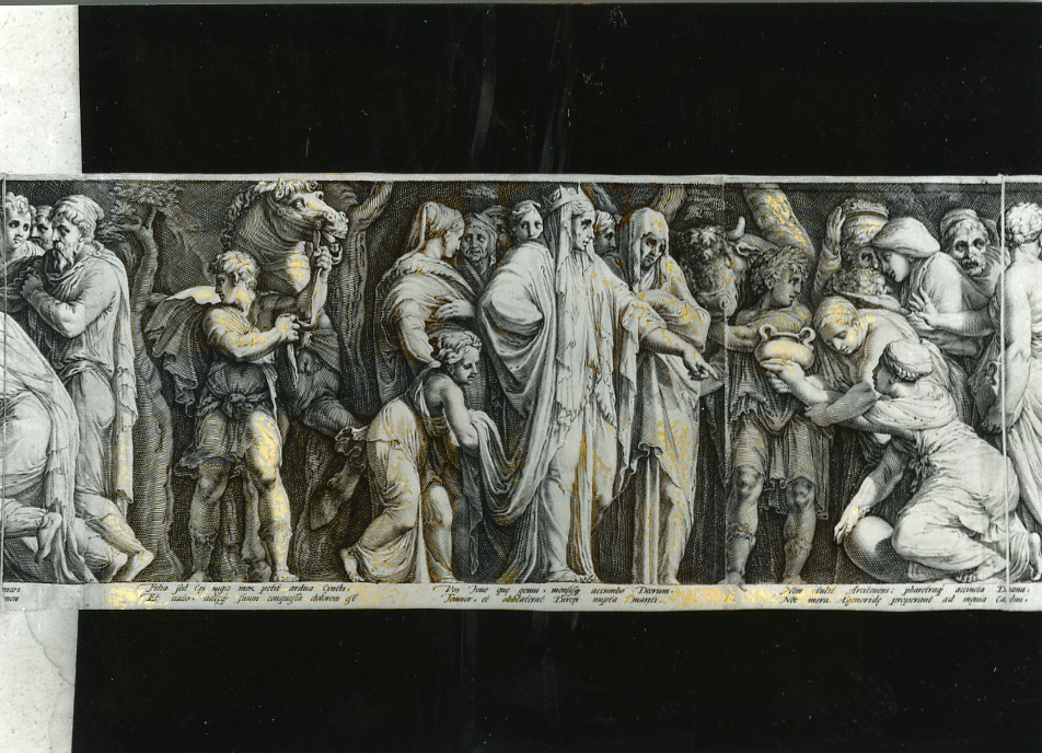 processione (stampa smarginata, stampa composita) di Polidoro da Caravaggio, Goltzius Hendrick, Saenredam Jan Pietersz (sec. XVI)