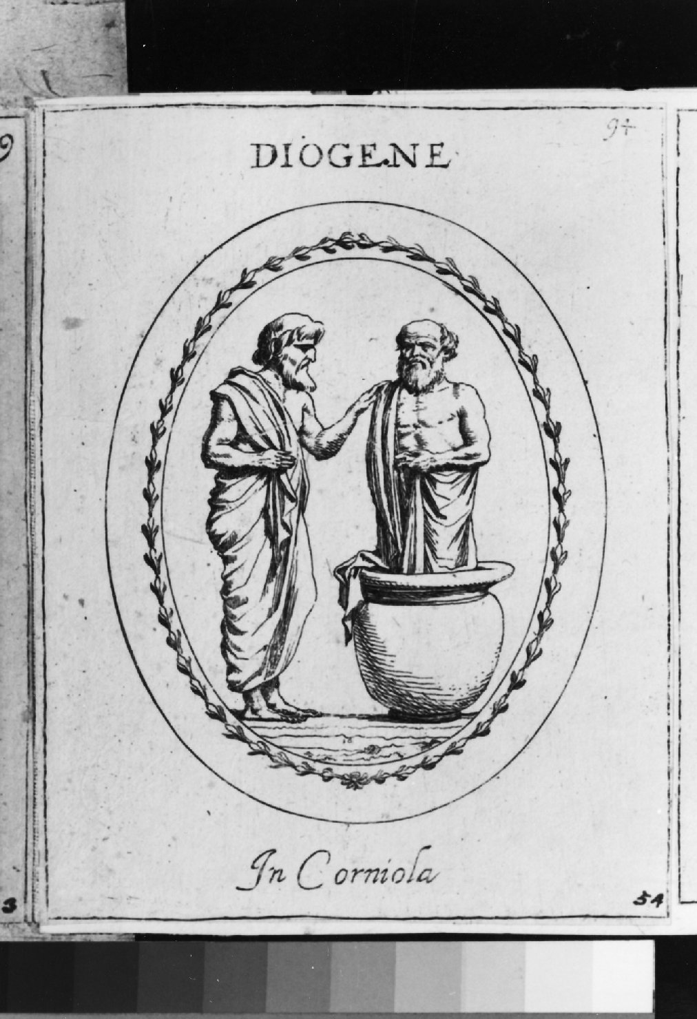 Diogene (stampa smarginata) di Galestruzzi Giovan Battista (sec. XVII)