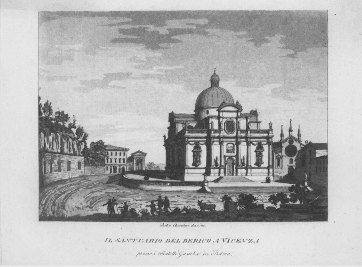 architetture di Vicenza (stampa, elemento d'insieme) di Chevalier Pietro (sec. XIX)
