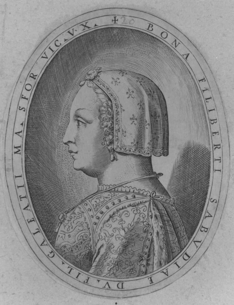 ritratto di donna (stampa, serie) di Carracci Agostino, Campi Antonio (sec. XVI)