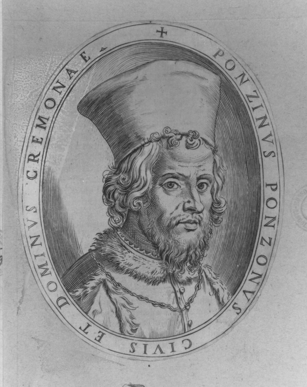 ritratto d'uomo (stampa, serie) di Carracci Agostino, Campi Antonio (sec. XVI)