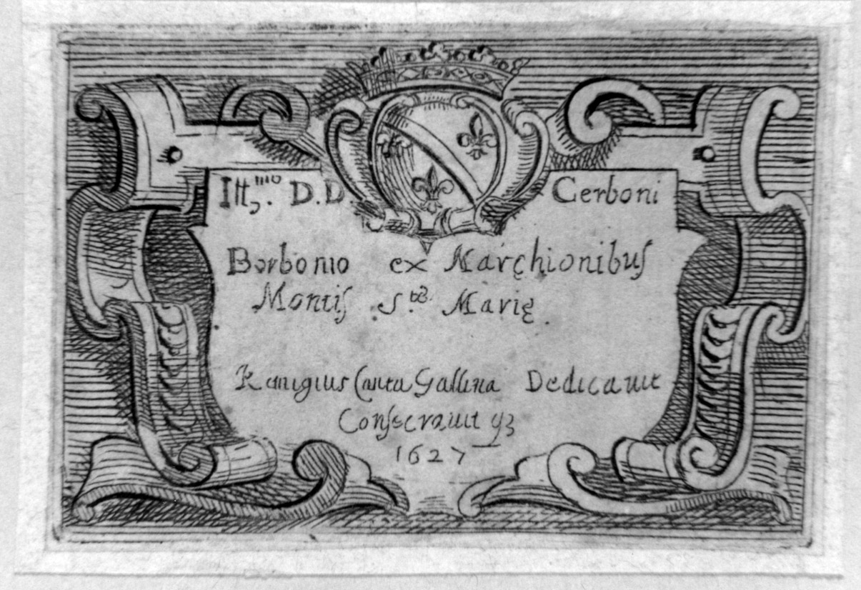 stemma (stampa, serie) di Cantagallina Remigio (sec. XVII)