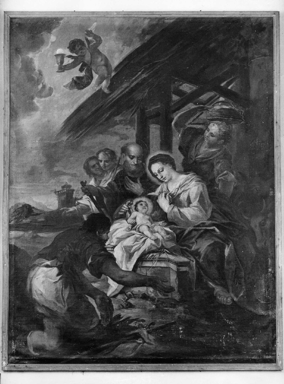 adorazione dei pastori (dipinto) di Pasqualotto Costantino (prima metà sec. XVIII)