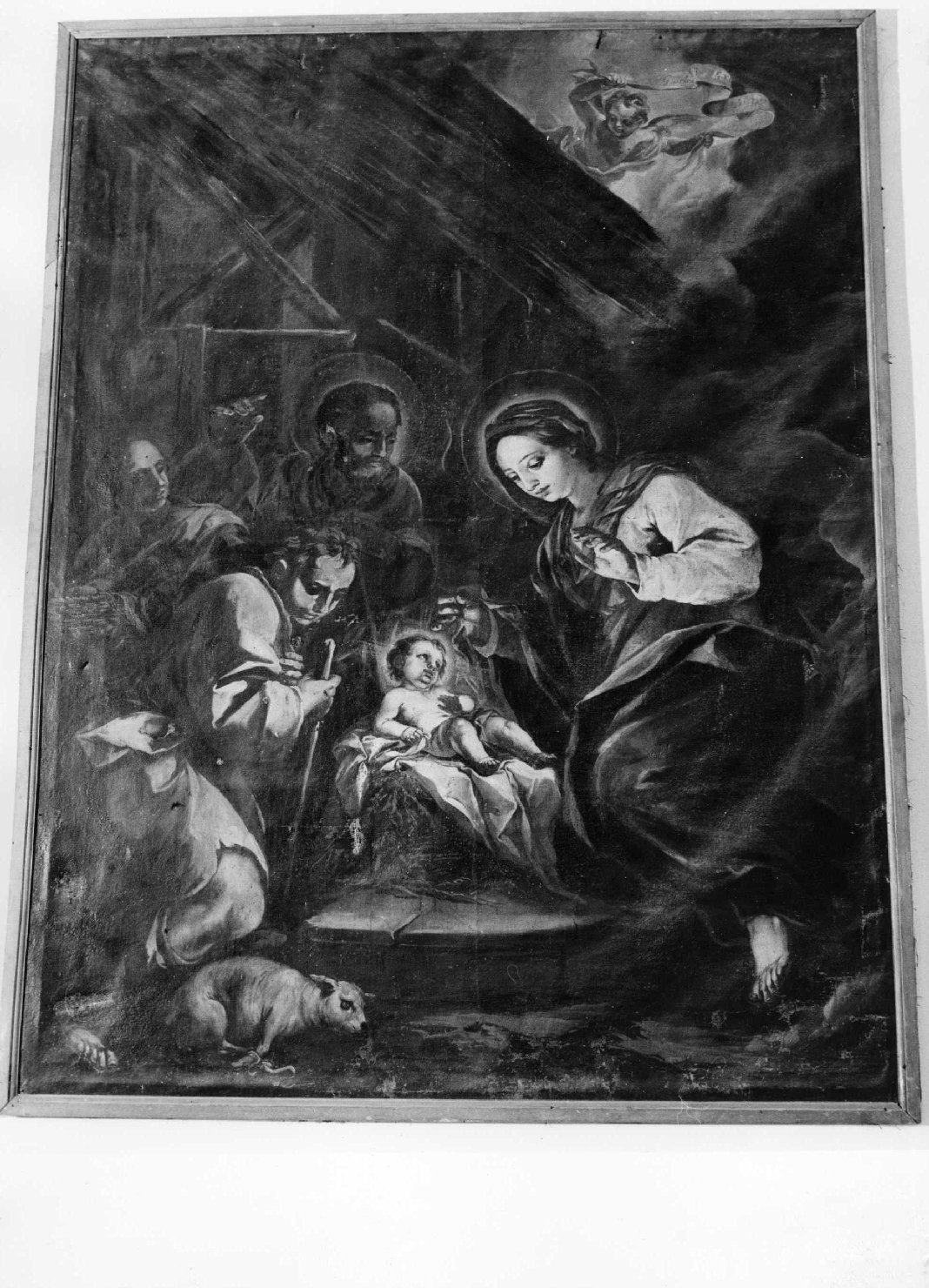 natività di Gesù (dipinto) di Pasqualotto Costantino (prima metà sec. XVIII)