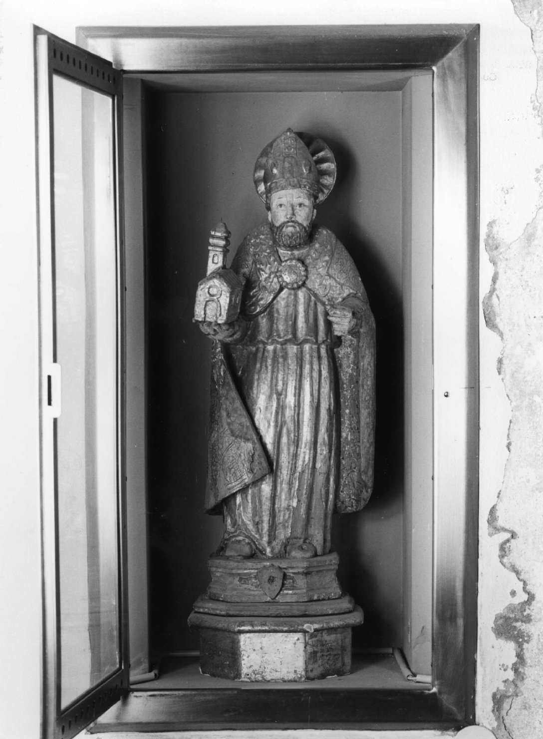 Sant'Agostino (scultura) - bottega Italia nord-orientale (sec. XVI)
